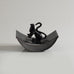 Nils Fougstedt, FAK Brons, Sweden, patinated bronze blotter L3530