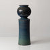 Stig Lindberg for Gustavsberg, Sweden, large unique stoneware vase with with blue glaze L3487