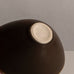 Per Linnemann-Schmidt at Palshus, Denmark, stoneware ovoid bowl with brown glaze L3567