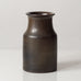 Erich and Ingrid Triller for Tobo, Sweden, unique stoneware vase with dark brown glaze G9178
