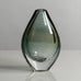 Sven Palmquist for Orrefors, "Kraka" vase in clear, blue and amber glass M5663