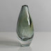 Sven Palmquist for Orrefors, "Kraka" vase in clear, blue and amber glass M5663