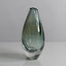 Sven Palmquist for Orrefors, "Kraka" vase in clear, blue and amber glass M5663