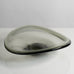 Per Lutken for Holmegaard, Denmark, wavy bowl in gray glass M5496