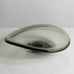 Per Lutken for Holmegaard, Denmark, wavy bowl in gray glass M5496