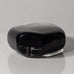 Nils Landberg for Orrefors, Sweden, gray glass diamond shaped "Sommerso" vase L3517