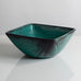 Nils Kahler for Kähler Keramik, Denmark, earthenware bowl with black and green glaze M5575