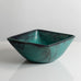 Nils Kahler for Kähler Keramik, Denmark, earthenware bowl with black and green glaze M5575