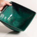 Nils Kahler for Kähler Keramik, Denmark, earthenware bowl with black and green glaze M5575