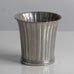 Just Andersen, Denmark, fluted vase in pewter M5694