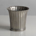 Just Andersen, Denmark, fluted vase in pewter M5694