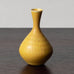Stig Lindberg for Gustavsberg, unique stoneware miniature vase with matte yellow glaze K2288