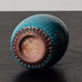 Stig Lindberg for Gustavsberg, unique stoneware miniature vase with glossy turquoise glaze J1155