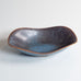 Gunnar Nylund for Rörstand, Sweden, bowl with blue haresfur glaze M5536
