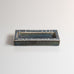Carl Harry Stålhane for Rörstand, Sweden, rectangular stoneware dish with blue glaze M5449