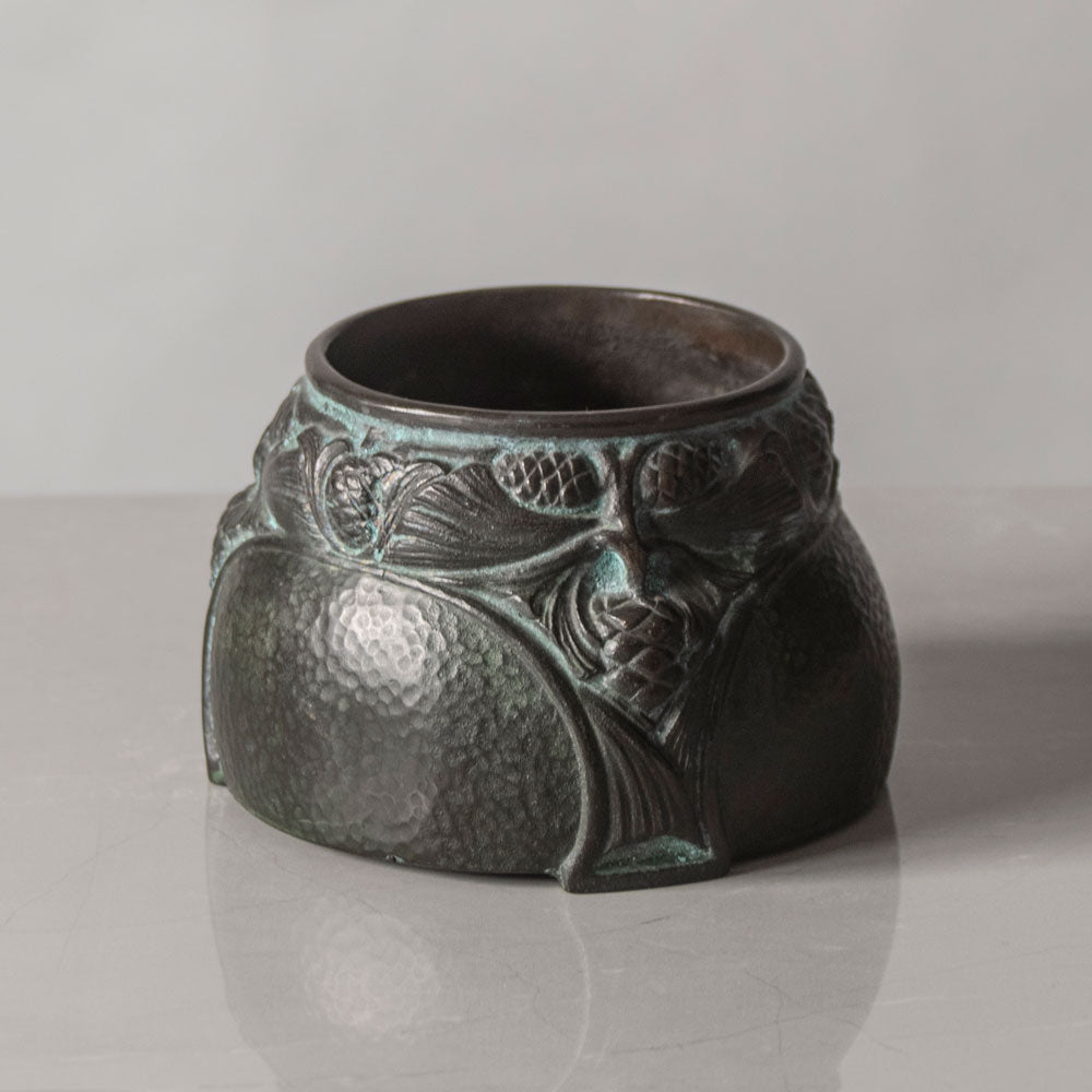 Otto Meyer Foundry, Sweden, art nouveau bronze vase J1503