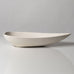 Gunnar Nylund for Rörstrand, Sweden, stoneware leaf shaped bowl in matte white glaze L3584