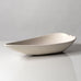 Gunnar Nylund for Rörstrand, Sweden, stoneware leaf shaped bowl in matte white glaze L3584