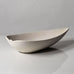 Gunnar Nylund for Rörstrand, Sweden, stoneware leaf shaped bowl in matte white glaze L3584