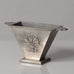 Herman Bergman Fine Art Foundry, Sweden, small pewter handled vase L3352