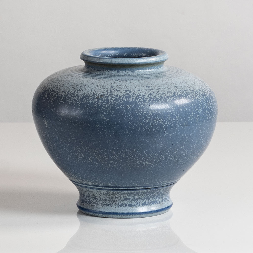 Gunnar Nylund for Rörstrand, Sweden,  stoneware vase with blue glaze M5704