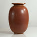 Gunnar Nylund for Rörstrand, Sweden, large stoneware vase with golden brown glaze M5709
