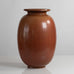 Two vases with reddish brown glaze by Gunnar Nylund for Rörstrand, Sweden