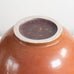 Gunnar Nylund for Rörstrand, Sweden, large stoneware vase with golden brown glaze M5709
