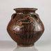 Jais Nielsen for Royal Copenhagen, stoneware urn with Sung glaze F1834