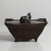 Just Andersen, Denmark, lidded box in disko metal M5735