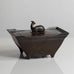 Just Andersen, Denmark, lidded box in disko metal M5735