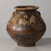 Jais Nielsen for Royal Copenhagen, stoneware urn with Sung glaze N1236