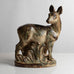 Knud Kyhn for Royal Copenhagen, Denmark, large stoneware figure of a deer with Sung glaze M5755