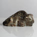 Karl Larsen for Royal Copenhagen, Denmark, stoneware figure of a bison M5751