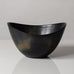 Gunnar Nylund for Rörstrand, Sweden, ovoid bowl with black and brown glaze L3198