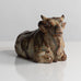 Knud Kyhn for Royal Copenhagen, Denmark, stoneware figure of a water buffalo M5721