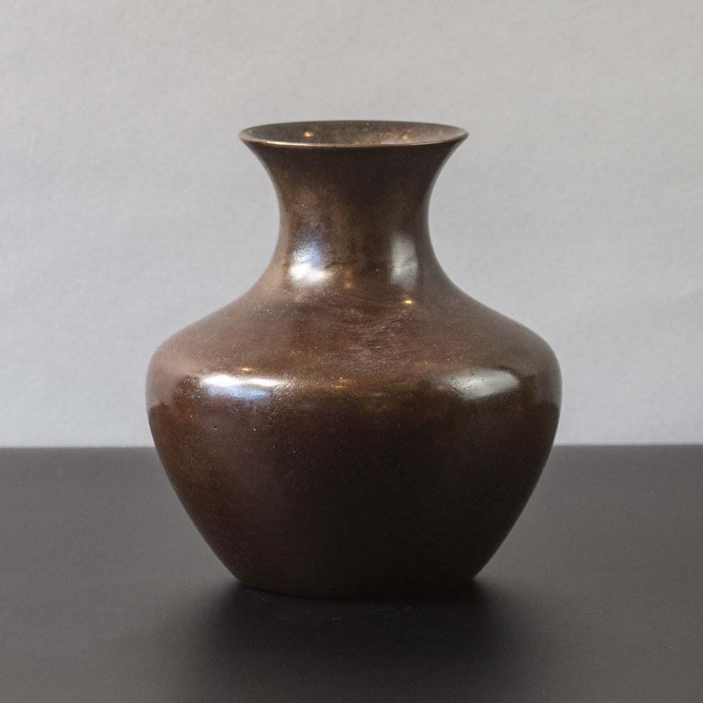 Just Andersen for GAB, Sweden, bronze vase, 1930s J1506