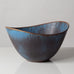 Group of ovoid bowls with blue glaze Gunnar Nylund for Rörstrand, Sweden