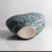 Julian King-Salter, UK, unique coil-built stoneware vessel with turquoise and black glaze M4341