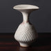 Lucie Rie, UK unique stoneware vase with pale gray and pink glaze J1622
