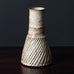 Lucie Rie, UK unique stoneware vase with oatmeal volcanic glaze L3510