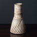 Lucie Rie, UK unique stoneware vase with oatmeal volcanic glaze L3510