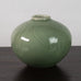 Axel Salto for Royal Copenhagen, Denmark, "Living Stones" vase with celadon glaze J1646