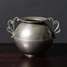 Swedish pewter round art deco vase L3549