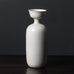 Carl Harry Stålhane for Rörstrand, Sweden, unique stoneware vase with white matte glaze L3090