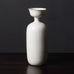 Carl Harry Stålhane for Rörstrand, Sweden, unique stoneware vase with white matte glaze L3090