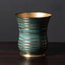WMF Ikora, Germany, patinated light bronze vase L3555