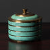 WMF Ikora, Germany, patinated light bronze jar L3556