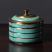 WMF Ikora, Germany, patinated light bronze jar L3556