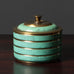 WMF Ikora, Germany, patinated light bronze jar L3556